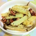 馬堀海岸's cooksnap of when they made じゃがいもとベーコンのバタチー炒め.