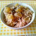 うめぇーぃ's cooksnap of when they made サツマイモご飯☆バターの隠し味♪.