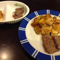 たろっぺ♪'s cooksnap of when they made 長芋とかぼちゃベーコンのニンニク醤油炒め.