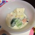 かとうねこ's cooksnap of when they made 鮭とカブと白菜のチーズホットミルク煮.