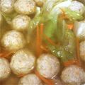 かおりんぱんだ's cooksnap of when they made ヘルシー肉団子とレタスのスープ.