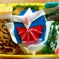 ころすけ0125's cooksnap of when they made 仮面ライダー ガイム 弁当.