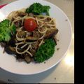 YotoKoppy's cooksnap of when they made なすとひき肉の甘辛パスタ.