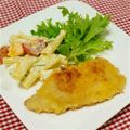 55cocokiyo's cooksnap of when they made 家族が喜ぶ☆チーズカツレツ☆.
