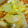qp321's cooksnap of when they made ★じゃがいもとちくわの卵とじ★.