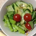 カナー's cooksnap of when they made トマトとアスパラのさっぱりマリネ風サラダ.
