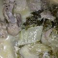 リルミン's cooksnap of when they made 鶏もも肉と白菜の牛乳煮.
