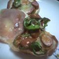 モームツ's cooksnap of when they made 超簡単！！！餃子の皮ピザ！.