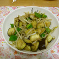 yunikka's cooksnap of when they made 簡単♪もやしとピーマンと茄子の炒め物.