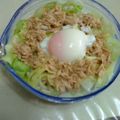 ちょびちろ's cooksnap of when they made サラダうどん温泉タマゴ添え.