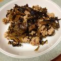 アンバーママ's cooksnap of when they made 簡単お惣菜♪高菜と豚挽き肉の炒り煮　.