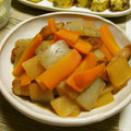 時花菜's cooksnap of when they made てんぷら(角天)と野菜の煮物.