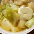 knMin's cooksnap of when they made キャベツと豆腐のだし煮.