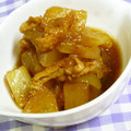いこたん's cooksnap of when they made 鶏皮と大根の煮物.