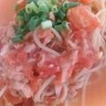saoring32's cooksnap of when they made ランチに☆簡単トマトツナおろしパスタ.