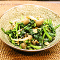 ちべターリー's cooksnap of when they made ほうれん草としめじの海苔の佃煮和え.