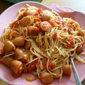 もも＠ややリア充's cooksnap of when they made スパゲティ・アマトリチャーナ.