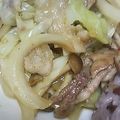 のり花's cooksnap of when they made 豚コマ×きのこ ピリっとめんつゆ炒め.