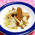 シャンプーハット's cooksnap of when they made ◎簡単！白菜と平てんの辛子醤油炒め.