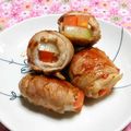 シャンプーハット's cooksnap of when they made 玉ねぎと人参の豚肉巻〜梅肉めんつゆ焼き.