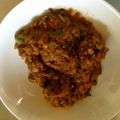 シマキス's cooksnap of when they made トマトたっぷり♪簡単★夏色キーマカレー.