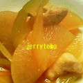 jerrytomo's cooksnap of when they made ✫セロリと大根の和風煮物✫.