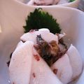 Nanchi's cooksnap of when they made かぶの梅肉あえ.