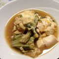 ブりゃん's cooksnap of when they made 白菜豆腐の卵とじ～しょうが風味~.