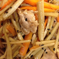 zyagagori's cooksnap of when they made 牛蒡と豚肉の酢炒め.