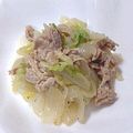RoomA's cooksnap of when they made 豚肉と白菜の簡単サラダ.