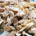 うさみももこ's cooksnap of when they made ｻﾞ和食！豚とごぼうと蒟蒻の炒め煮.