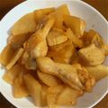 アシリン's cooksnap of when they made 大根とお肉（鶏・豚など）の炒め煮.