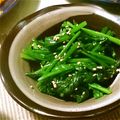よし亭's cooksnap of when they made ほうれん草ナムル.