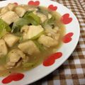 さとみ0120's cooksnap of when they made 鶏肉とチンゲン菜のとろとろ煮.
