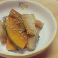 yuki_me's cooksnap of when they made しゃきしゃきレンコンとかぼちゃのきんぴら.