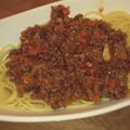 ゆじ・ゆと's cooksnap of when they made 簡単なのに絶品♪感動のミートソースパスタ.