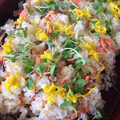 makisora's cooksnap of when they made 秋鮭と菊のちらし寿司.