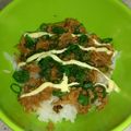 1012あきこ's cooksnap of when they made 節約ごはん☆はごろも煮丼.