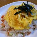 おぶうさま's cooksnap of when they made 鮭のオムライス♪.