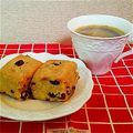 h_willow's cooksnap of when they made おからとラムレーズンのスコーン.