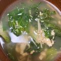 キュキュットさん's cooksnap of when they made ♡卵・えのき・レタスのトロリ中華スープ♡.