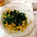 るーい☆'s cooksnap of when they made ホウレンソウと椎茸、コーンのバター炒め.