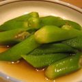 ポコandボコ's cooksnap of when they made 超〜簡単 ❤ オクラのおひたし♪.