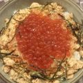wmamikow's cooksnap of when they made ☆簡単☆ゴージャスいくらシャケ丼.