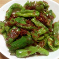 チョビまろん's cooksnap of when they made ➏　ししとうの甘味噌炒め　➏.