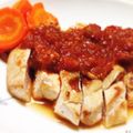 てのりおん's cooksnap of when they made 鶏胸肉のソテーのトマトソースかけ.