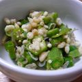 ごましおよいこ's cooksnap of when they made ☆おくらとじゃこのもりもり天かす和え☆.