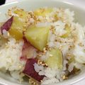 nykのぶ's cooksnap of when they made さつまいもご飯.
