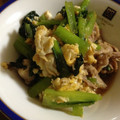 huto☆'s cooksnap of when they made 小松菜と卵のオイスター炒め～♪.