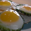 みっくママ's cooksnap of when they made ゴーヤとうずらの目玉焼き♪.